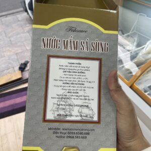 Nước Mắm Sá Sùng Vân Đồn 1